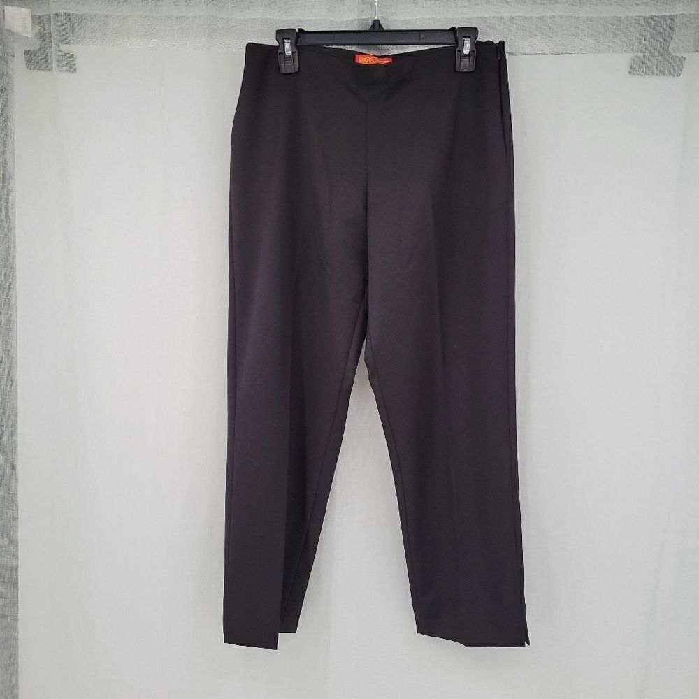 Krazy Larry Black cropped Trouser, Women's size 6